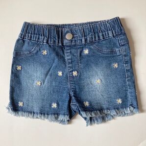 刺繍 ショートパンツ 90