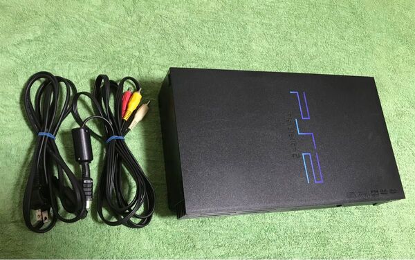 PS2 ジャンク品本体SCPH-70000 ブラック その他ケーブルは問題ないです。