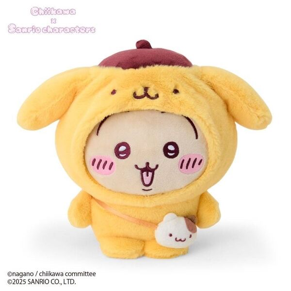 【最安値】ちいかわ×サンリオキャラクターズ ぬいぐるみ うさぎ×ポムポムプリン タグ付き新品