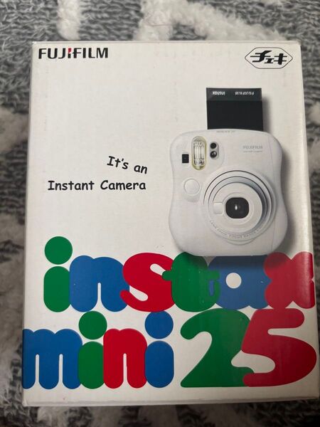FUJIFILM instax mini 25 チェキ ホワイト本体と箱セット