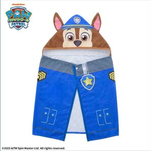 パウパトロール チェイス フード付きバスタオル