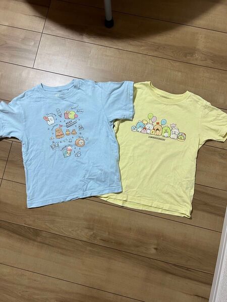 すみっコぐらし 半袖Tシャツ二枚セット 120