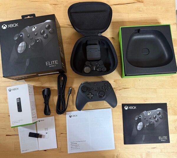 中古 Xbox Elite ワイヤレス コントローラー シリーズ 2 + ワイヤレス アダプター for PC