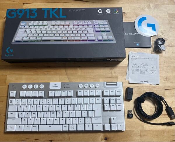 ロジクール Logicool G913 TKL テンキーレス ワイヤレス RGBゲーミングキーボード