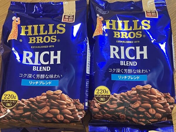 ヒルスコーヒー リッチブレンド 220g×2袋