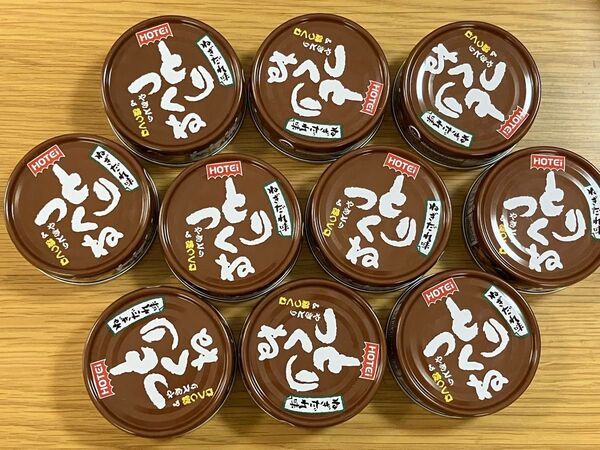 HOTEI とりつくね やきとり&鶏つくね ねぎたれ味 ×10個 缶詰
