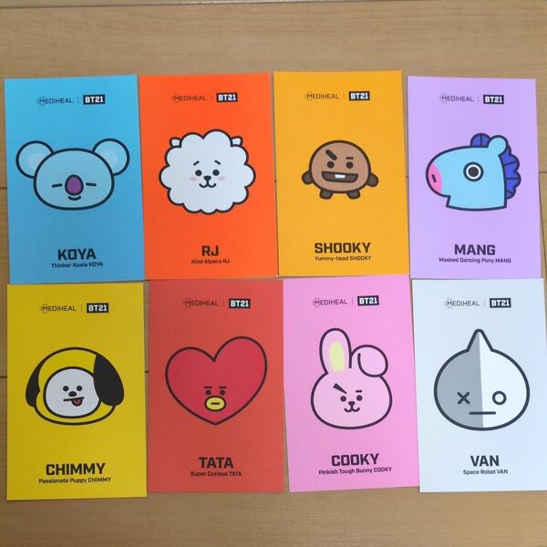 MEDIHEAL BT21 BTS ポストカード