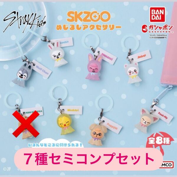 SKZOO めじるしアクセサリー 7種セミコンプセット