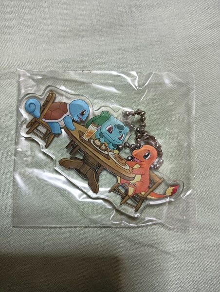 ピカブイカフェ アクリルキーホルダー ヒトカゲ ゼニガメ フシギダネ