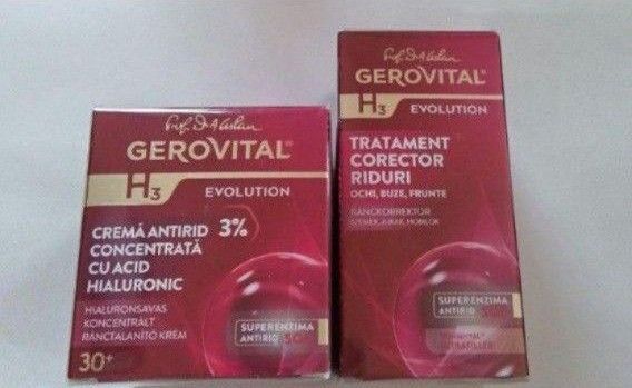 GEROVITAL EVOLUTION ジェロビタール ヒアルロン酸フェイスクリームとアイ&リップトリートメント