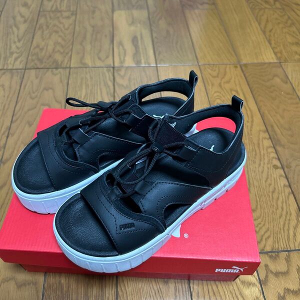 PUMAレディース サンダル スニーカー ブラック
