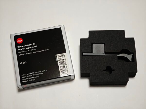 Leica ライカ Q3用 サムレスト ブラック