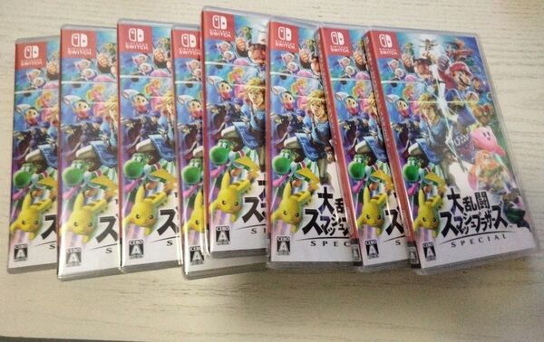 シュリンク付き!新品未開封 Switch 大乱闘スマッシュブラザーズSPECIAL 8本セット