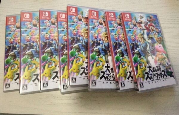 シュリンク付き!新品未開封 Switch 大乱闘スマッシュブラザーズSPECIAL 8本セット