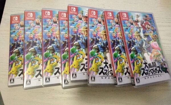 シュリンク付き!新品未開封 Switch 大乱闘スマッシュブラザーズSPECIAL 8本セット