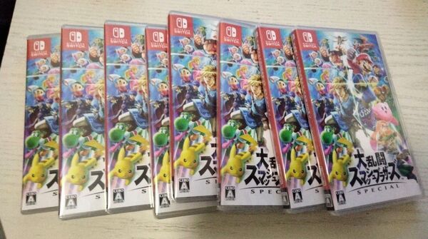シュリンク付き!新品未開封 Switch 大乱闘スマッシュブラザーズSPECIAL 8本セット