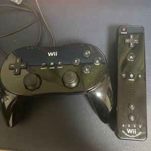 Wiiリモコン&プロコントローラー ブラック