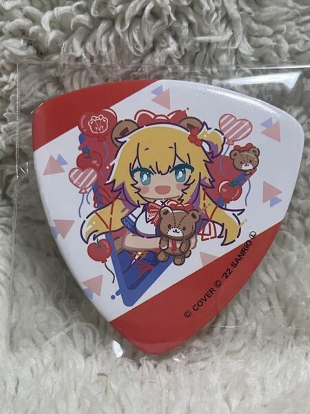 ホロライブ×SANRIO CHARACTERS さんかく缶バッジ 赤井はあと&タイニーチャム