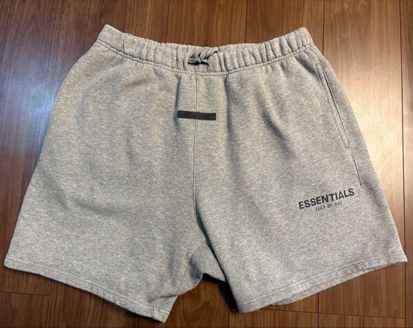 FEAR OF GOD ESSENTIALS Sweatshort "Dark Heather Oatmeal" Mサイズ
