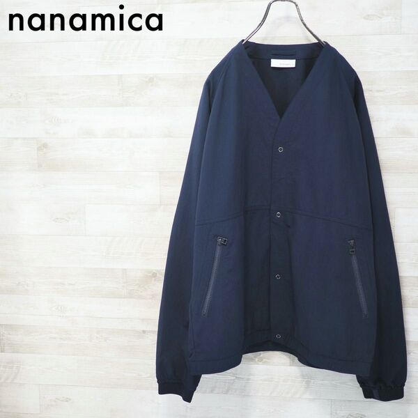 nanamica 20SS Alphadry Cardigan-Navy/M ナナミカ アルファドライ カーディガン ノーカラー
