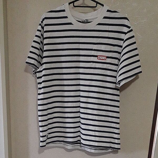 CHUMS ボーダー Tシャツ Lサイズ