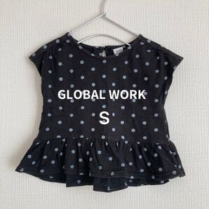 【GLOBAL WORK/ S】ドット柄トップス