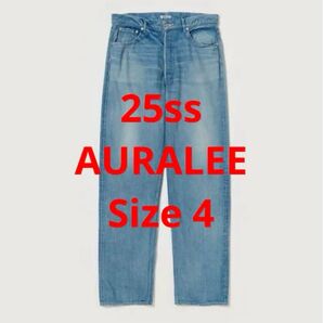 25SS AURALEE SELVEDGE DENIM WIDE PANTS 4