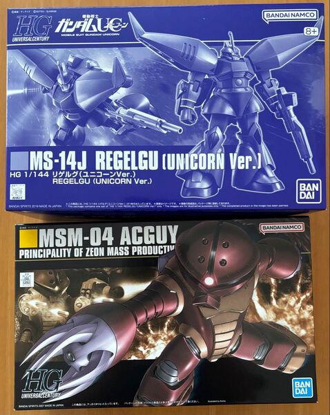 1/144 HGUC リゲルグ(ユニコーンVer.) / アッガイ★計2個組★未組立★機動戦士ガンダム/UC