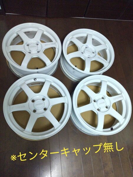 RAYS TE37 SONIC 16インチ 6.5J +38 4H PCD100 オプションカラー DW ダッシュホワイト