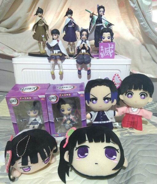 鬼滅の刃 栗花落カナヲ 胡蝶しのぶ フィギュア セット まとめ売り 絆ノ装 ぽてっとフィギュア ともぬい ちょこのせ