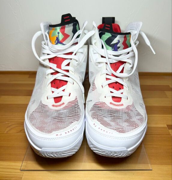 NIKE AIR JORDAN 32 LOW PF "WHITE/UNIVERSITY RED"