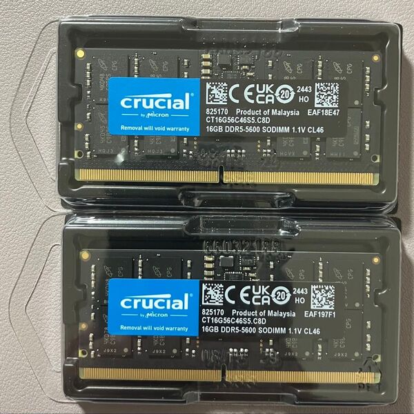 Crucial DDR5-5600 32GB(16GB x2枚)