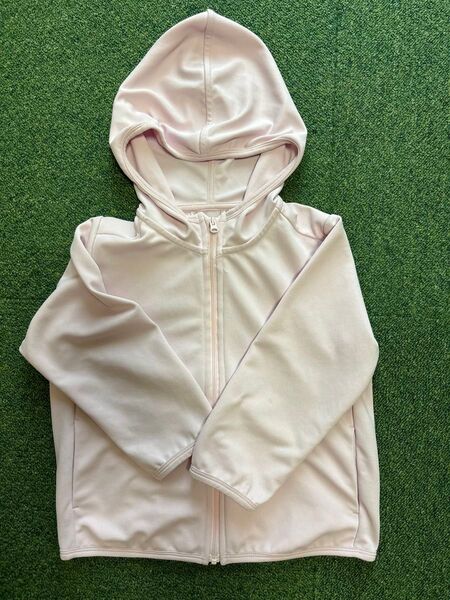 UNIQLO フード付きUVカットパーカー 100cm ピンク