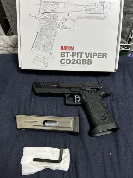 【微カスタム品】BATON(バトン) BT-PIT VIPER(ピットバイパー) ハイキャパ CO2 ジョン・ウィック