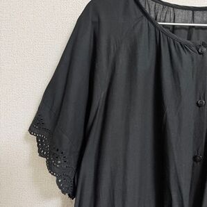 Samansa Mos2 (サマンサモスモス)袖裾スカラップワンピース