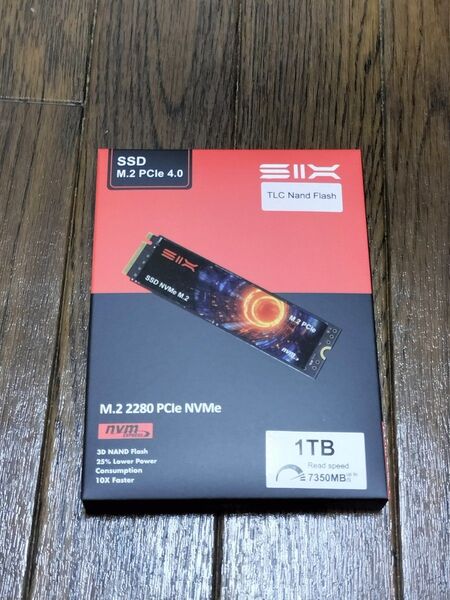SIX X7400 SSD 1TB 読取り速度7350MB/S PCIE4.0 ヒートシンク付