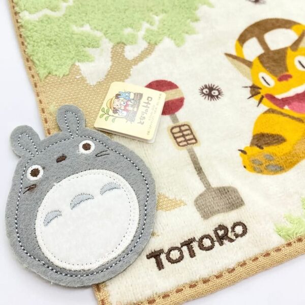 【新品】となりのトトロ タオルハンカチ ジブリ ハンドタオル ミニタオル