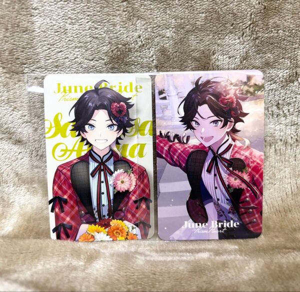 Prism Heart June Bride 三枝明那 にじさんじ 缶バッジ フォト風カード