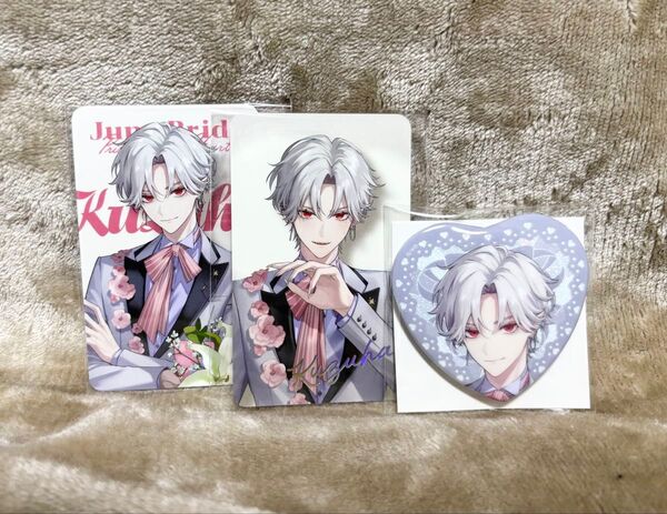Prism Heart June Bride 葛葉 にじさんじ 缶バッジ フォト風カード