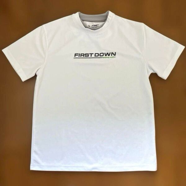 FIRST DOWN ファーストダウン Tシャツ ホワイト Mサイズ