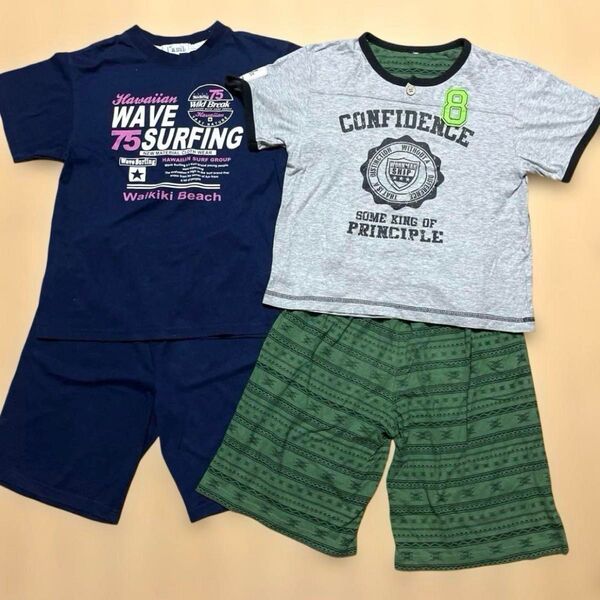 男の子 半袖Tシャツとハーフパンツセット 2点セット 140cm