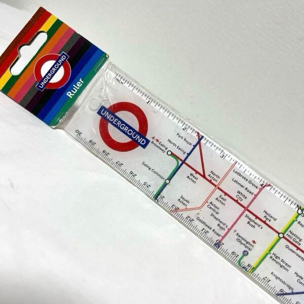 ロンドン地下鉄 路線図 London Underground 定規 30cm