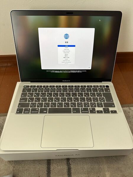 バッテリー最大容量 96% MacBook Air M1/2020 (A2337) 8GB/256GB シルバー