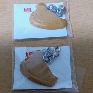 豊島屋 鳩三郎 ストラップ 豊島屋 本店限定 鎌倉限定 鳩サブレー キーホルダー 2個セット 未開封未使用