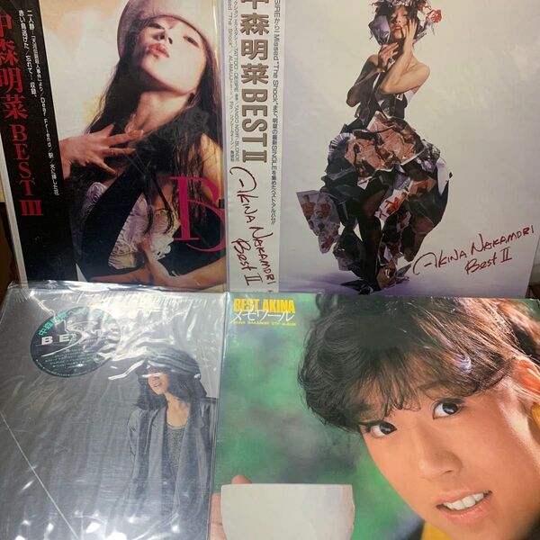 まとめて 中森明菜 レコード 当時物
