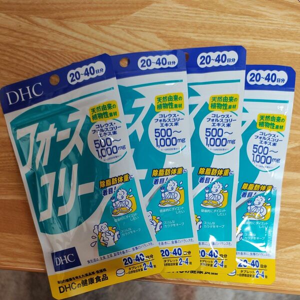 DHC フォースコリー 20〜40日分 80粒入 ×4袋賞味期限 2028.03