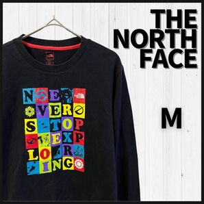 THE NORTH FACE 長袖 Tシャツ M 長袖シャツ メンズ ブラック