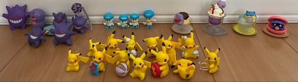 ポケモン ガチャガチャ フィギュア まとめ売り ピカチュウ ゲンガー クワッス等