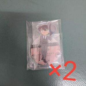 名探偵コナン セガラッキーくじ F賞 アクリルスタンド 江戸川コナン 2個セット