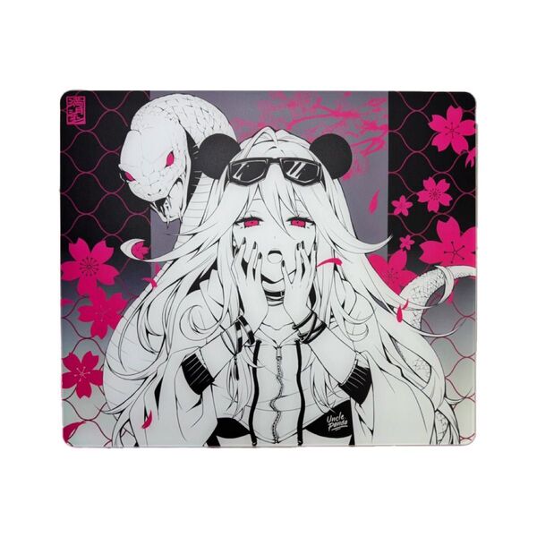 【新品未開封】Uncle Panda ガラスマウスパッド レッド